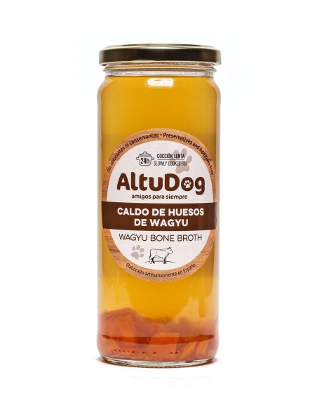 Bouillon d'os naturel Wagyu - Bouillons et soupes pour chiens